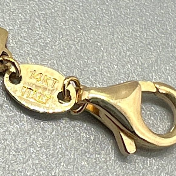 The Lovery 14k Yellow Gold Square Necklace In Onyx And Gold - Picture 7 of 11